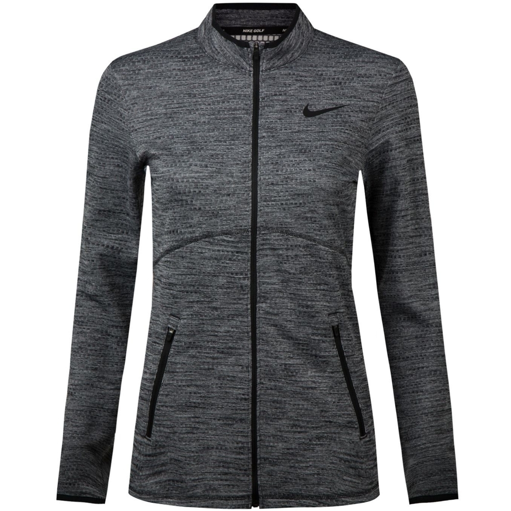 Nike Heathered Gray Zip-Up Jacket